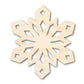 Unfinished Wood Snowflake Oragami Shape | DIY Craft Cutout | up to 46" DIY