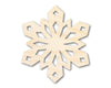 Unfinished Wood Snowflake Oragami Shape | DIY Craft Cutout | up to 46" DIY