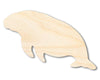 Unfinished Wood Chunky Manatee Shape | DIY Craft Cutout | up to 46" DIY
