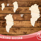 Unfinished Wood Greenland Shape | DIY Craft Cutout | up to 46" DIY
