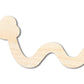 Unfinished Wood Balloon Snake Shape | DIY Craft Cutout | up to 46" DIY