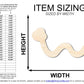 Unfinished Wood Balloon Snake Shape | DIY Craft Cutout | up to 46" DIY