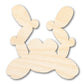 Unfinished Wood Balloon Crab Shape | DIY Craft Cutout | up to 46" DIY