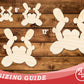 Unfinished Wood Balloon Crab Shape | DIY Craft Cutout | up to 46" DIY