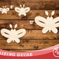 Unfinished Wood Balloon Butterly Shape | DIY Craft Cutout | up to 46" DIY