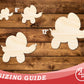 Unfinished Wood Balloon Elephant Shape | DIY Craft Cutout | up to 46" DIY
