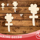 Unfinished Wood Balloon Flower Shape | DIY Craft Cutout | up to 46" DIY