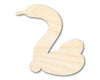 Unfinished Wood Balloon Swan Shape | DIY Craft Cutout | up to 46" DIY