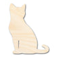 Unfinished Wood Spooky Sitting Cat Shape | DIY Craft Cutout | up to 46" DIY