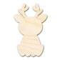 Unfinished Wood Cute Reindeer Shape | DIY Craft Cutout | up to 46" DIY
