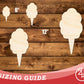 Unfinished Wood Fluffy Cotton Candy Shape | DIY Craft Cutout | up to 46" DIY