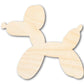Unfinished Wood Happy Balloon Dog Shape | DIY Craft Cutout | up to 46" DIY
