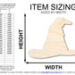 Unfinished Wood Talking Hat Shape | DIY Craft Cutout | up to 46" DIY