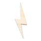 Unfinished Wood Lightning Bolt Shape | DIY Craft Cutout | up to 46" DIY