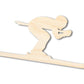 Unfinished Wood Skier Shape | DIY Craft Cutout | up to 46" DIY