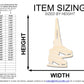 Unfinished Wood Figure Skates Shape | DIY Craft Cutout | up to 46" DIY