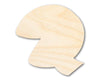 Unfinished Wood Fortune Cookie Shape | DIY Craft Cutout | up to 46" DIY