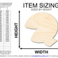 Unfinished Wood Fortune Cookie Shape | DIY Craft Cutout | up to 46" DIY