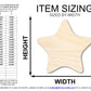 Unfinished Wood Cute Starfish Shape | DIY Craft Cutout | up to 46" DIY