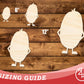 Unfinished Wood Oval Monster Shape | DIY Craft Cutout | up to 46" DIY