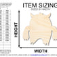 Unfinished Wood Angry Monster Shape | DIY Craft Cutout | up to 46" DIY