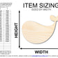 Unfinished Wood Cute Whale Shape | DIY Craft Cutout | up to 46" DIY