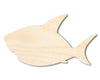 Unfinished Wood Cute Shark Shape | DIY Craft Cutout | up to 46" DIY