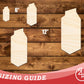 Unfinished Wood Juice Carton Shape | DIY Craft Cutout | up to 46" DIY