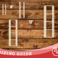 Unfinished Wood Film Strip Shape | DIY Craft Cutout | up to 46" DIY