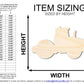 Unfinished Wood Steam Roller Shape | DIY Craft Cutout | up to 46" DIY