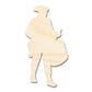 Unfinished Wood War Drummer Shape | DIY Craft Cutout | up to 46" DIY