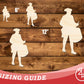Unfinished Wood War Drummer Shape | DIY Craft Cutout | up to 46" DIY
