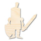 Unfinished Wood Cute Knight Shape | DIY Craft Cutout | up to 46" DIY