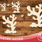 Unfinished Wood Coral Shape | DIY Craft Cutout | up to 46" DIY