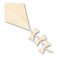 Unfinished Wood Kite Shape | DIY Craft Cutout | up to 46" DIY