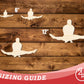 Unfinished Wood Gymnast Press Up Shape | DIY Craft Cutout | up to 46" DIY