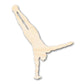 Unfinished Wood Gymnast Hand Stand Shape | DIY Craft Cutout | up to 46" DIY