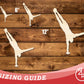 Unfinished Wood Gymnast Hand Stand Shape | DIY Craft Cutout | up to 46" DIY