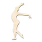 Unfinished Wood Gymnast Pose Shape | DIY Craft Cutout | up to 46" DIY
