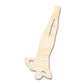 Unfinished Wood Gymnast Flip Shape | DIY Craft Cutout | up to 46" DIY