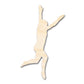 Unfinished Wood Gymnast Roundoff Shape | DIY Craft Cutout | up to 46" DIY