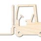 Unfinished Wood Fork Lift Shape | DIY Craft Cutout | up to 46" DIY