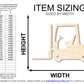 Unfinished Wood Fork Lift Shape | DIY Craft Cutout | up to 46" DIY