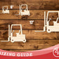 Unfinished Wood Fork Lift Shape | DIY Craft Cutout | up to 46" DIY
