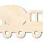 Unfinished Wood Cement Truck Shape | DIY Craft Cutout | up to 46" DIY