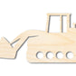 Unfinished Wood Excavator Shape | DIY Craft Cutout | up to 46" DIY