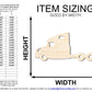 Unfinished Wood Large Truck Shape | DIY Craft Cutout | up to 46" DIY