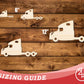Unfinished Wood Large Truck Shape | DIY Craft Cutout | up to 46" DIY
