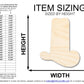 Unfinished Wood Comically Tall Cowboy Hat Shape | DIY Craft Cutout | up to 46" DIY