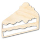 Unfinished Wood Slice of Cake Shape | DIY Craft Cutout | up to 46" DIY